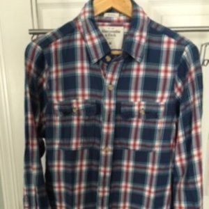 Men's Abercrombie & Fitch Plaid Button Down Shirt